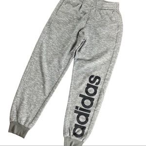 Adidas Boy’s Rare Spellout Jogger Sweatpants Large